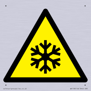 W010 Warning: Low temperature/freezing conditions